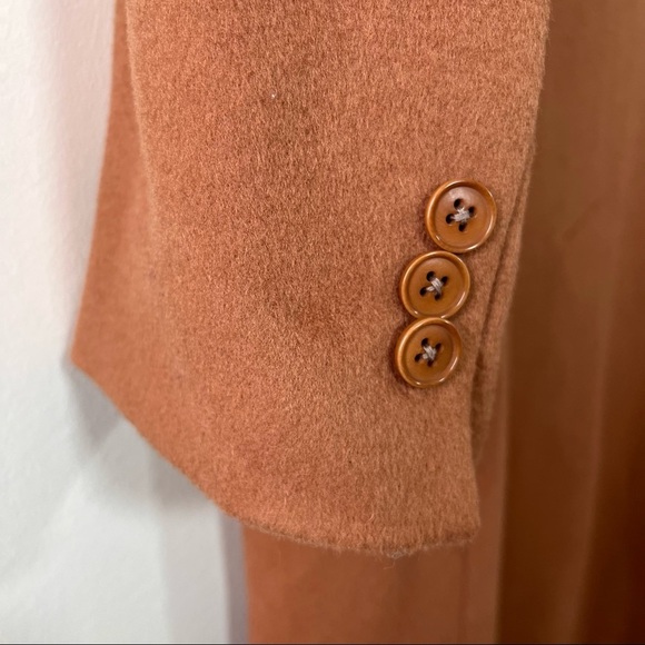 Vintage 1970s Fodera Bemberg Cashmere/Wool Classic Coat - Picture 3 of 10